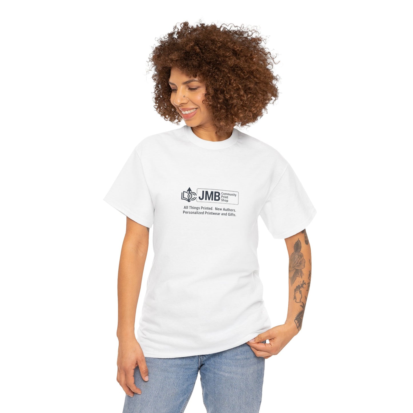 T-Shirt — Minimalist JMB Logo Tee (Small Chest Print)