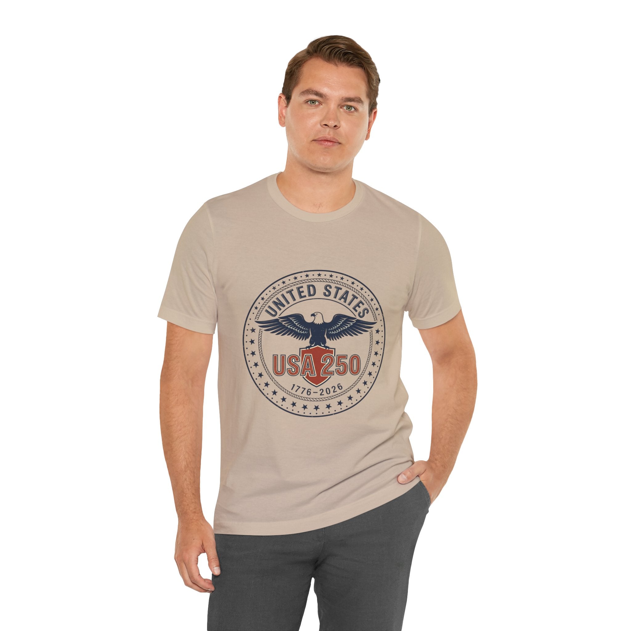 USA 250th Birthday Eagle Seal T-Shirt | 1776-2026 4th of July Patriotic Birthday
