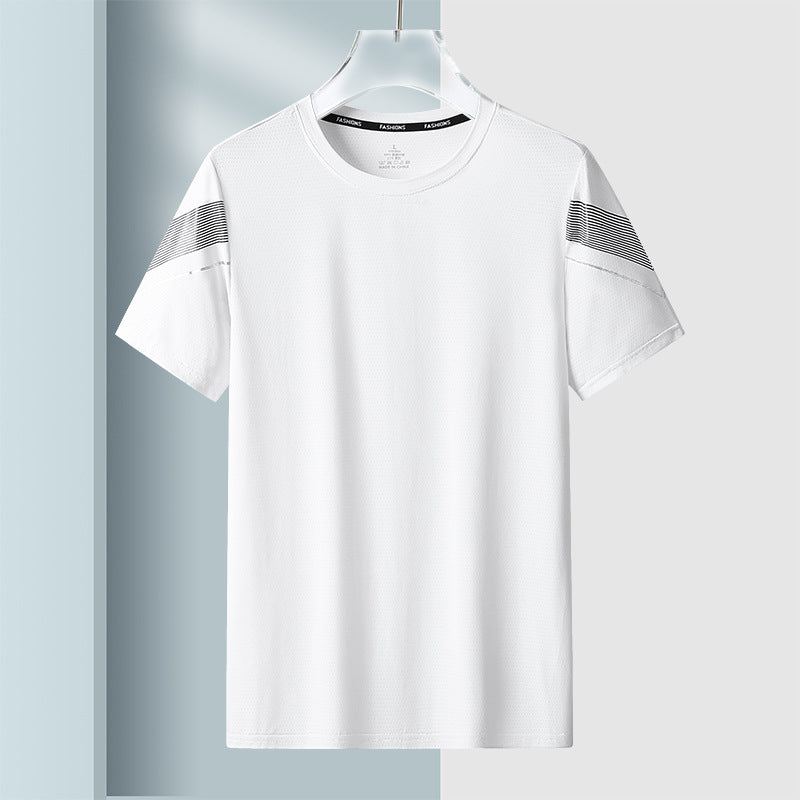 Men's Summer Loose Fit Moisture-Wicking T-Shirt - Free Shipping!