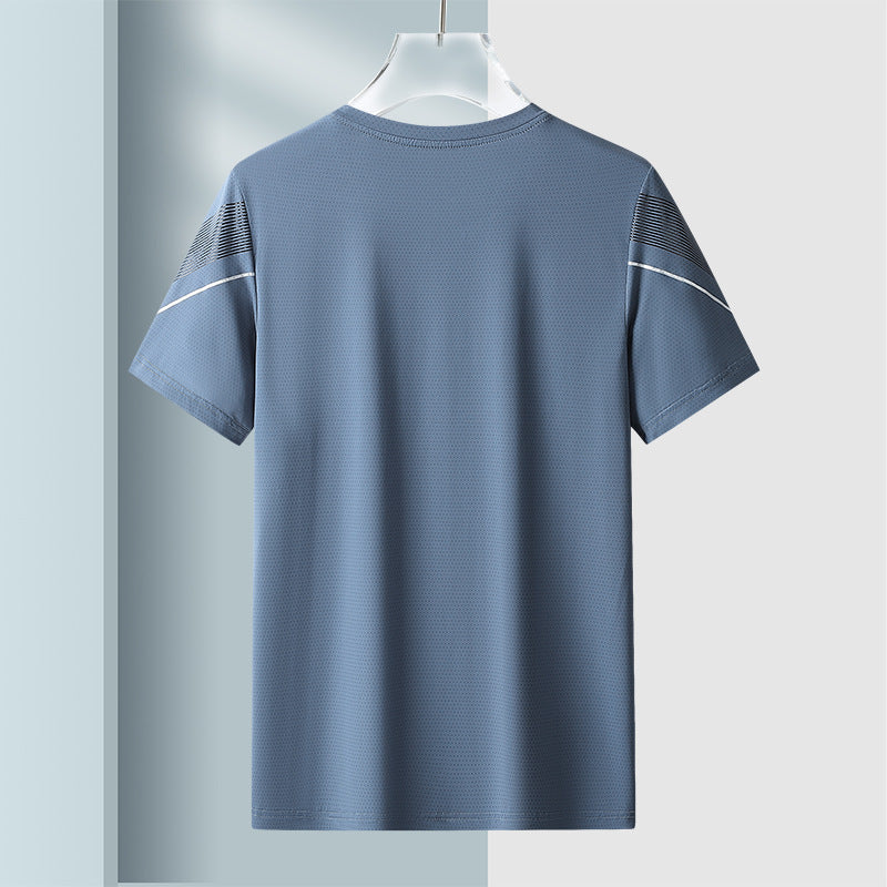 Men's Summer Loose Fit Moisture-Wicking T-Shirt - Free Shipping!
